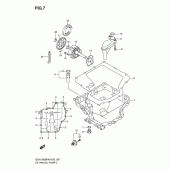 Схема вузла: Насос масляний & Піддон для Suzuki GSX1300 B-King