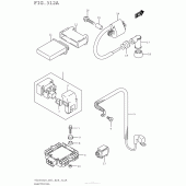 Схема вузла: Електроустаткування для Suzuki TU250