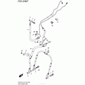 Схема вузла: Front Brake Hose (Sfv650Al5 E28) для Suzuki SFV650 Gladius