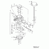 Схема вузла: Карбюратор для Suzuki GZ250 Marauder