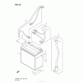 Схема узла: Аккумулятор для Suzuki AN650 Burgman (EU analogue of SkyWave)
