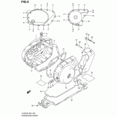 Схема вузла: Кришки картера для Suzuki VL800 Intruder C800/Boulevard C50