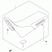 Схема узла: Сиденье (Model k5) для Suzuki DR-Z250