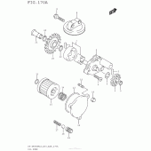 Схема вузла: Масляний насос для Suzuki DR-Z400 DR-Z400SM