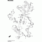 Схема узла: Рулевая траверса для Suzuki DR-Z400 DR-Z400SM