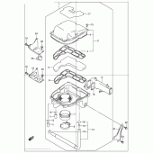 Схема узла: Воздушный фильтр для Suzuki UC150 Epicuro