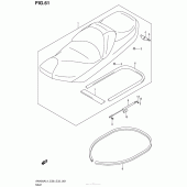 Схема вузла: Seat (An400Zal4 E28) для Suzuki AN400 Burgman (EU analogue of SkyWave)