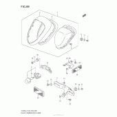 Схема узла: Задний фонарь (Стоп-сигнал) (Vl800 E28) для Suzuki VZ800 Boulevard M50