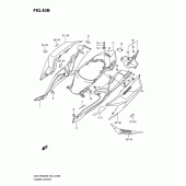 Схема вузла: Бічні панелі (Model l0) для Suzuki GSX-R600