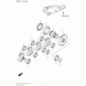 Схема вузла: Редуктор для Suzuki AN650 Burgman (EU analogue of SkyWave)