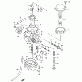 Схема вузла: Карбюратор для Suzuki GZ125 Marauder