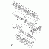 Схема узла: Трансмиссия для Suzuki GS500