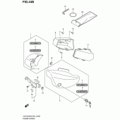 Схема вузла: Бічні панелі (Vlr1800tk9) для Suzuki VLR1800 Intruder C1800R/ Boulevard C109R