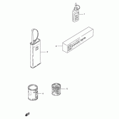 Схема вузла: Опція для Suzuki TS125