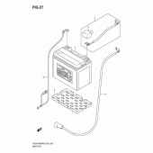 Схема вузла: Акумулятор для Suzuki GSX-R600