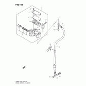 Схема узла: Передний тормозной цилиндр для Suzuki VL800 Boulevard C50T