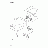 Схема вузла: Сидіння (Gsx-r750k7 p37) для Suzuki GSX-R750