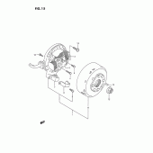 Схема узла: Статор & Ротор для Suzuki RMX250