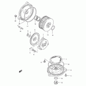 Схема узла: Масляный насос для Suzuki GZ250 Marauder