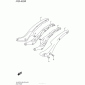 Схема вузла: Кронштейн заднього крила Suzuki VL1500 Boulevard C90T