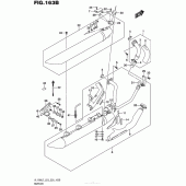Схема вузла: Вихлопна система (Vl1500Bl7 E28) для Suzuki VL1500 Boulevard C90 BOSS