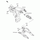Схема вузла: Suspension ignition coil для Suzuki DR-Z110