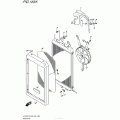 Схема вузла: Радіатор для Suzuki VZ1500 Boulevard M90