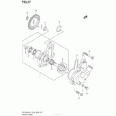 Схема узла: Водяной насос для Suzuki DR-Z400 DR-Z400S