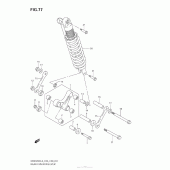 Схема вузла: Важіль прогресії (Dr650Sel3 E03) для Suzuki DR650 DR650SE