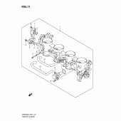 Схема узла: Дроссельная заслонка для Suzuki GSR750