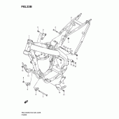 Схема узла: Рама (Rm-z450l1) для Suzuki RM-Z450
