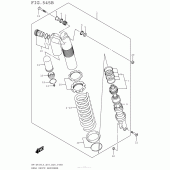 Схема вузла: Rear Shock Absorber (Rm-Z450L5 E28) для Suzuki RM-Z450