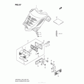 Схема вузла: Задній ліхтар (Стоп-сигнал) (Vzr1800Zl4 E03) для Suzuki VZR1800 Boulevard M109R