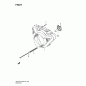 Схема узла: Фара (Rmx450zl1 e33) для Suzuki RMX450