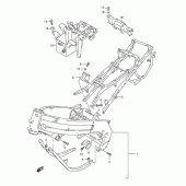 Схема вузла: Рама (Model n/p/r/t) для Suzuki RGV250
