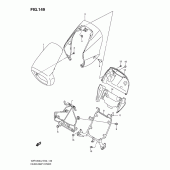 Схема узла: Накладка фары (Vzr1800l2 e24) для Suzuki VZR1800 Intruder M1800R/ Boulevard M109R