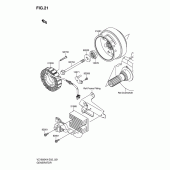 Схема узла: Генератор для Suzuki VZ1600 Marauder M1600