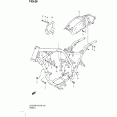 Схема узла: Рама для Suzuki GZ250 Marauder