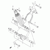 Схема вузла: Важіль прогресії для Suzuki DR800
