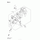 Схема узла: Воздушный фильтр для Suzuki GW250 Inazuma