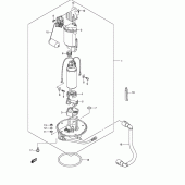 Схема вузла: Паливний насос Suzuki DL650 V-Strom