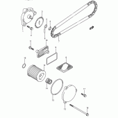 Схема вузла: Масляний насос для Suzuki AN400 Burgman (EU analogue of SkyWave)