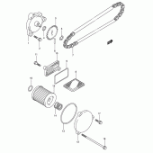 Схема вузла: Масляний насос для Suzuki AN400 Burgman (EU analogue of SkyWave)
