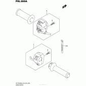 Схема узла: Пульт управления рулевой для Suzuki DR-Z400 DR-Z400SM