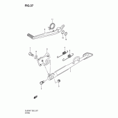 Схема узла: Подставка для Suzuki DL650 V-Strom