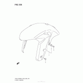 Схема узла: Переднее крыло (Gsx-R1000Zl3 E03) для Suzuki GSX-R1000