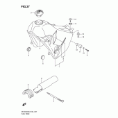 Схема узла: Топливный бак для Suzuki DR-Z400 DR-Z400S