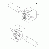 Схема вузла: Пульт керування рульовим для Suzuki LS650 Boulevard S40