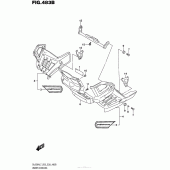 Схема вузла: Under Cowling (Dl650Xal7 E28) для Suzuki DL650 V-Strom