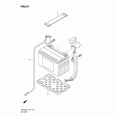 Схема вузла: Акумулятор (Gsf650sal1 e21) для Suzuki GSF650 Bandit S